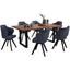 Esstisch Rockford - Eichefarben/Schwarz, MODERN, Holz/Metall (200/77/100cm) Esstisch Rockford - Eichefarben/Schwarz, MODERN, Holz/Metall (200/77/100cm)