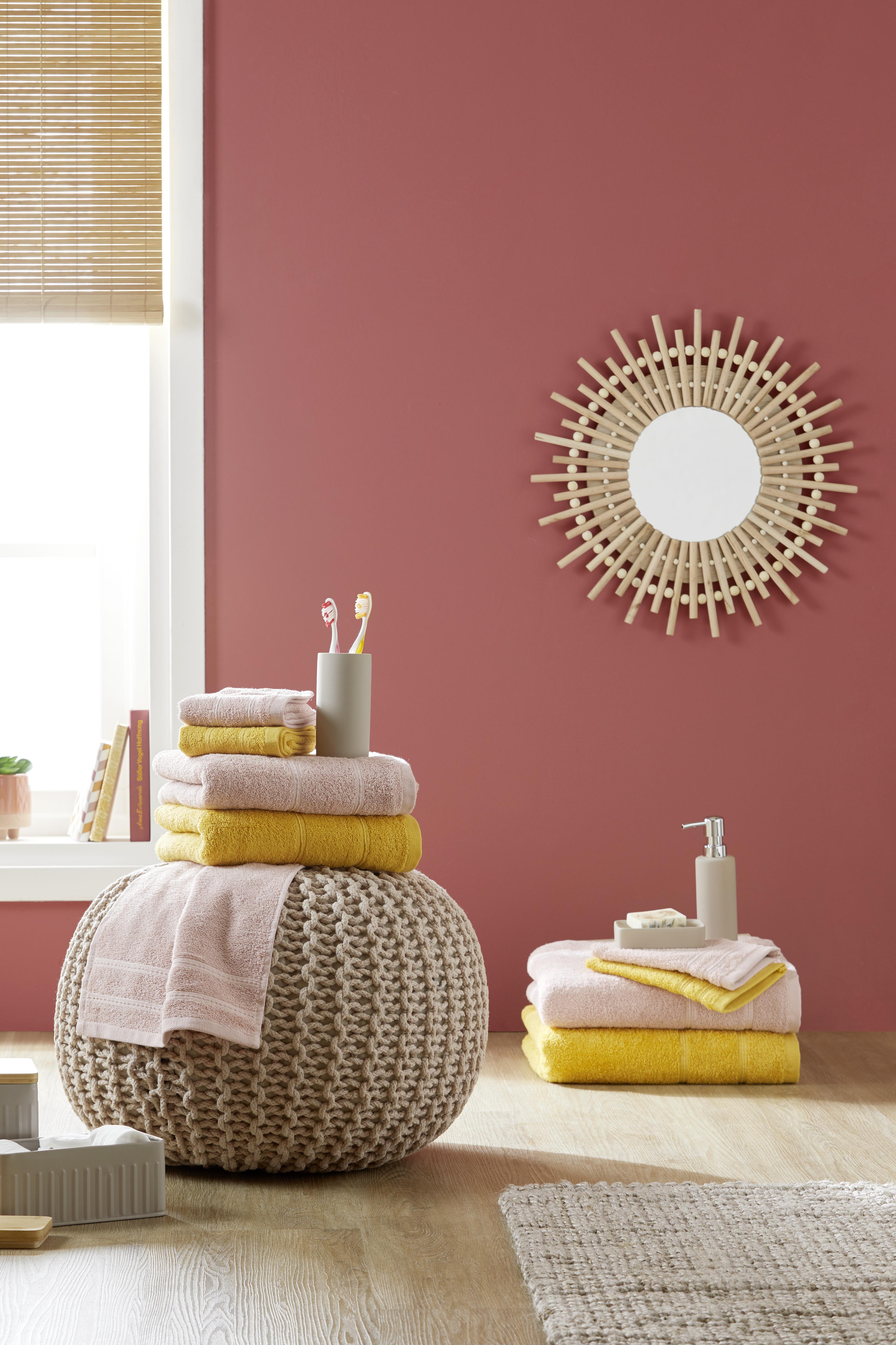 FROTÉ ŽINKA Melanie, 16/21 cm, žltá - žltá, textil (16/21cm) - Modern Living