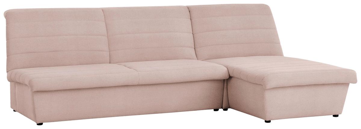 Ecksofa Looks Viii Dunkelgrün - Schwarz/Rosa, Design, Textil (274/168cm) - LOOKS by W.Joop