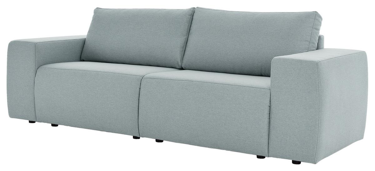 2-sitzer-sofa Looks Ii Hellblau - Schwarz/Hellblau, Design, Textil (242/87/89cm) - LOOKS by W.Joop