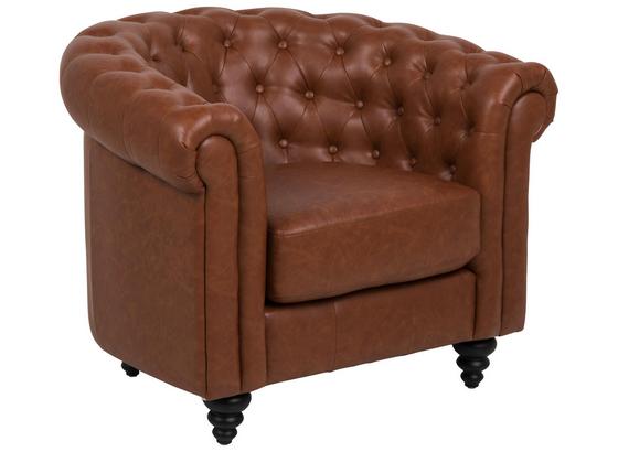 Chesterfield-Sessel Charlietown B: 99 cm Hellbraun - Hellbraun/Schwarz, LIFESTYLE, Textil (99/78/81cm) - Carryhome Chesterfield-Sessel Charlietown B: 99 cm Hellbraun - Hellbraun/Schwarz, LIFESTYLE, Textil (99/78/81cm) - Carryhome