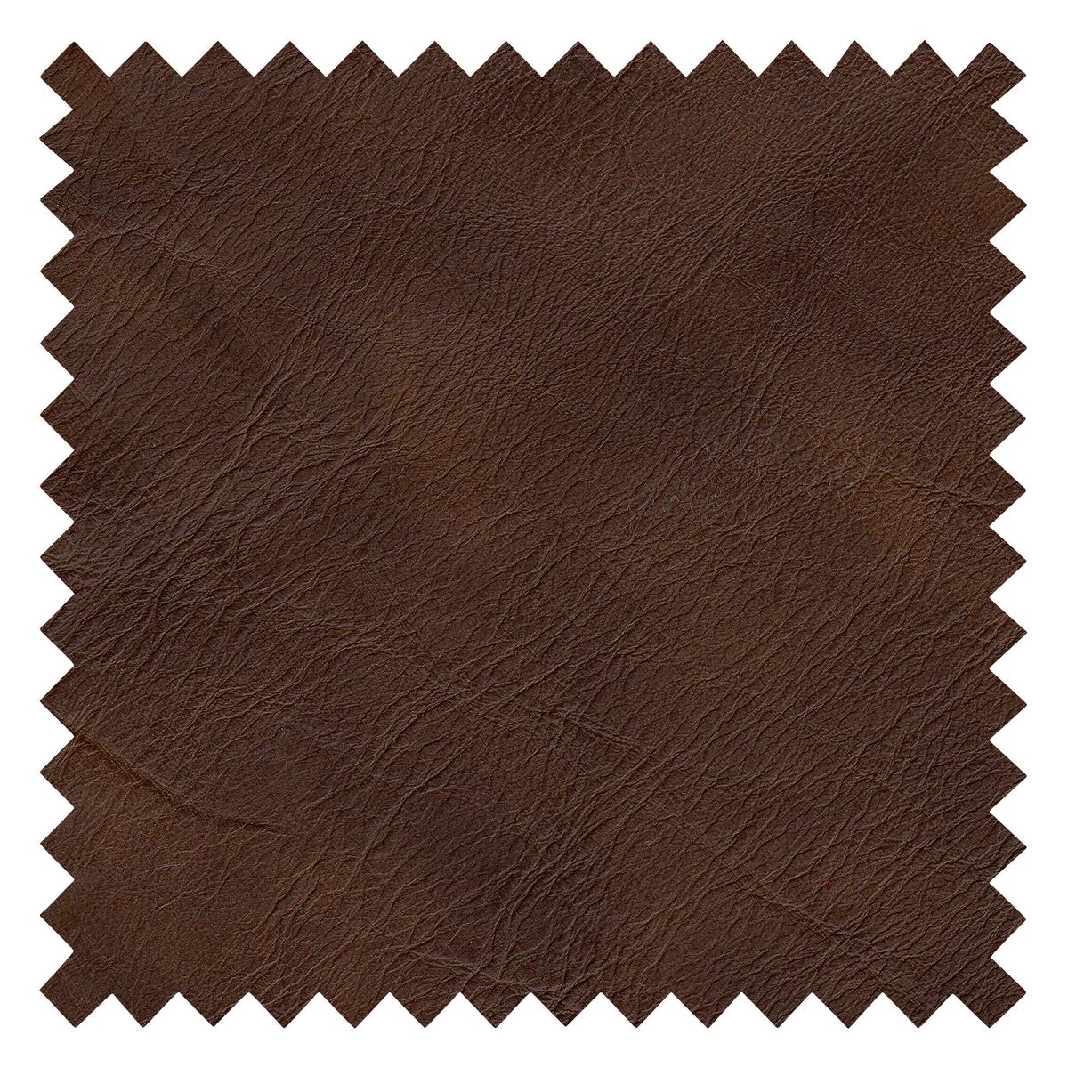 Ecksofa Spring Dunkelbraun S: 273x250 cm - Dunkelbraun/Schwarz, Design, Leder (273/250cm) - Livetastic