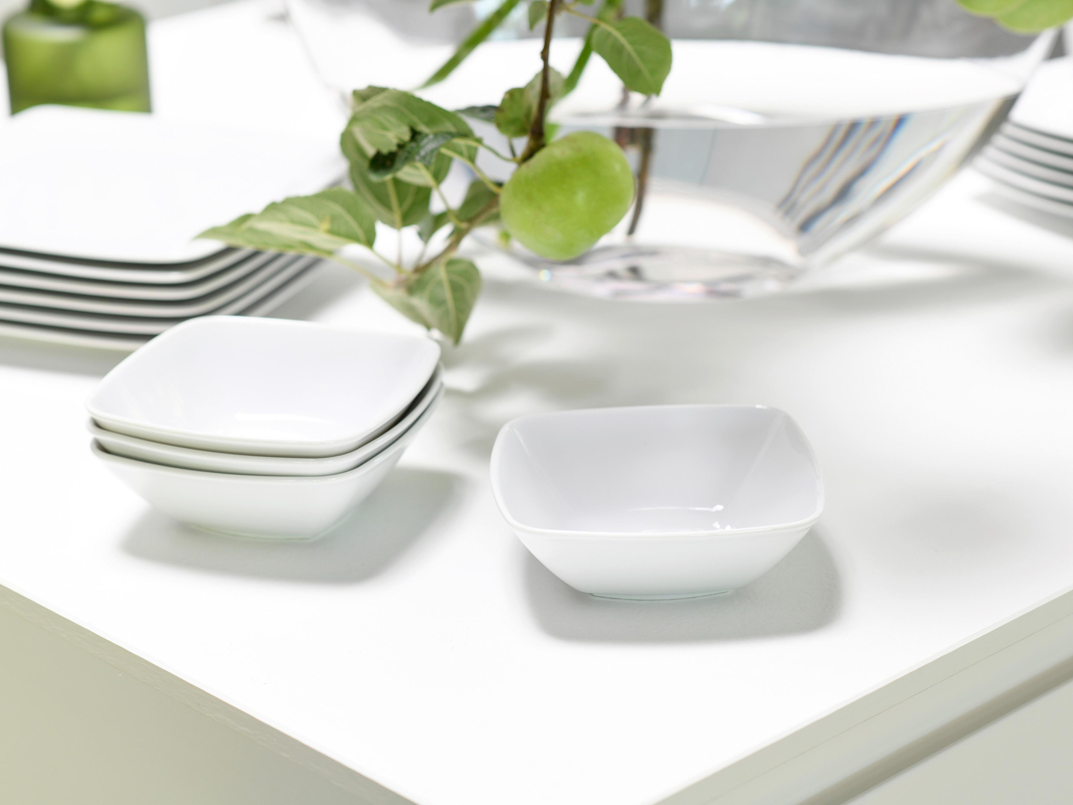 Müslischalenset Victoria Porzellan 6-teilig - Weiß, Basics, Keramik - Creatable