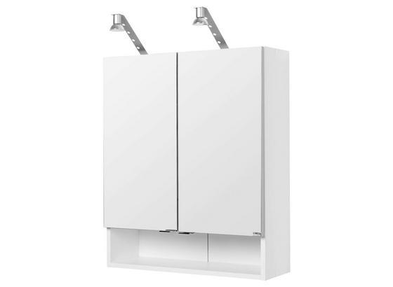 Spiegelschrank Rallye 60cm Weiß - Weiß, KONVENTIONELL, Holzwerkstoff (60/71/20cm) Spiegelschrank Rallye 60cm Weiß - Weiß, KONVENTIONELL, Holzwerkstoff (60/71/20cm)