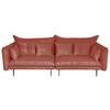 2-sitzer-sofa Sing Koralle Cord B: 262 Cm - Koralle/Schwarz, Design, Textil (262/91/115cm) - MID.YOU