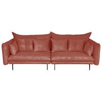 2-sitzer-sofa Sing Koralle Cord B: 262 Cm - Koralle/Schwarz, Design, Textil (262/91/115cm) - MID.YOU