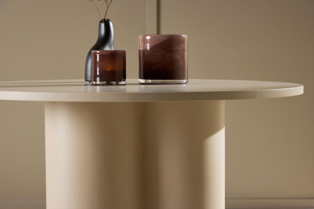 Olivia Olivia Beige D: 80cm - Beige, MODERN, Holz (80/45cm) - Livetastic