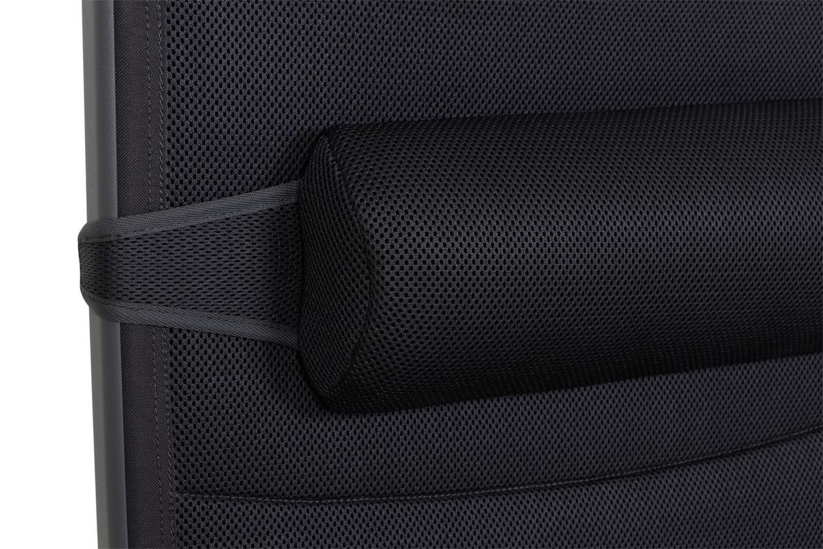 Sonnenliege Premium Aluminium, verstellbar - Anthrazit, KONVENTIONELL, Textil/Metall (75/123/91cm) - Siena Garden