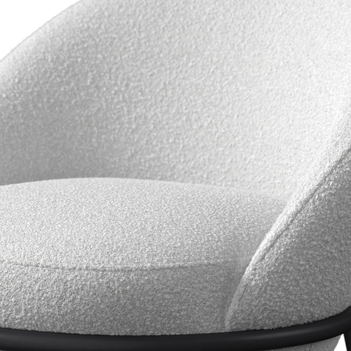 BAROVÁ ŽIDLE ZOA - černá/krémová, Moderní, kov/dřevo (50/110/58cm) - Bessagi Home