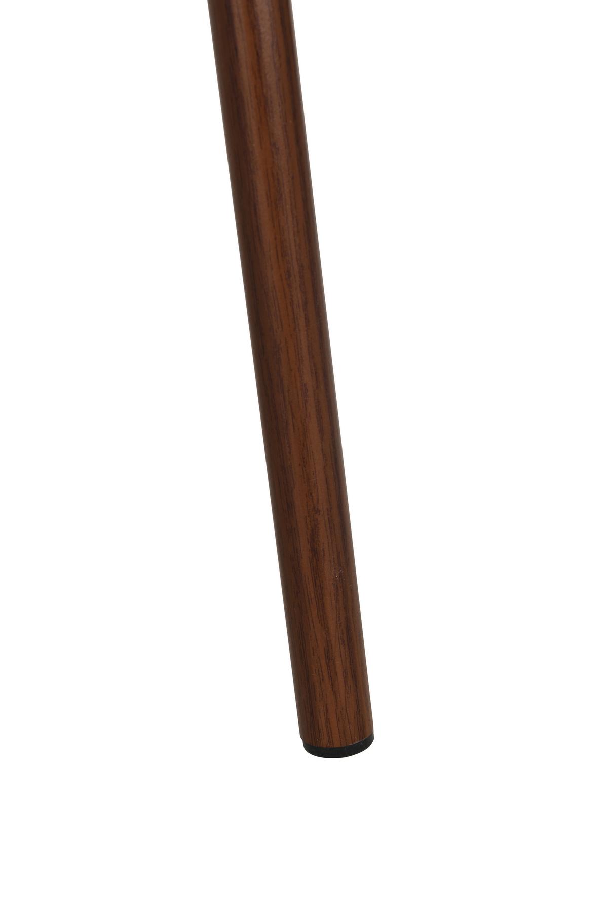 Armlehnstuhl Linea Taupe B: 59 cm - Taupe/Walnussfarben, Basics, Holz/Textil (59/75/62cm) - Livetastic