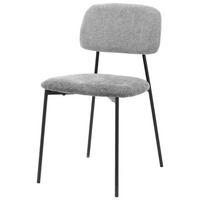 Szék Sören Giga-S - fekete/szürkéskék, Konventionell, textil/fém (44/78/49cm)