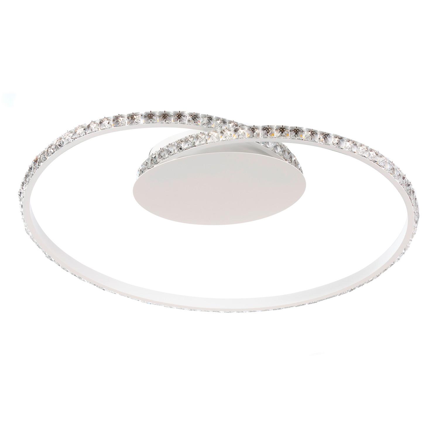 LED-Deckenleuchte 5052/Plb - Weiß, Design, Metall (50/10/43cm)