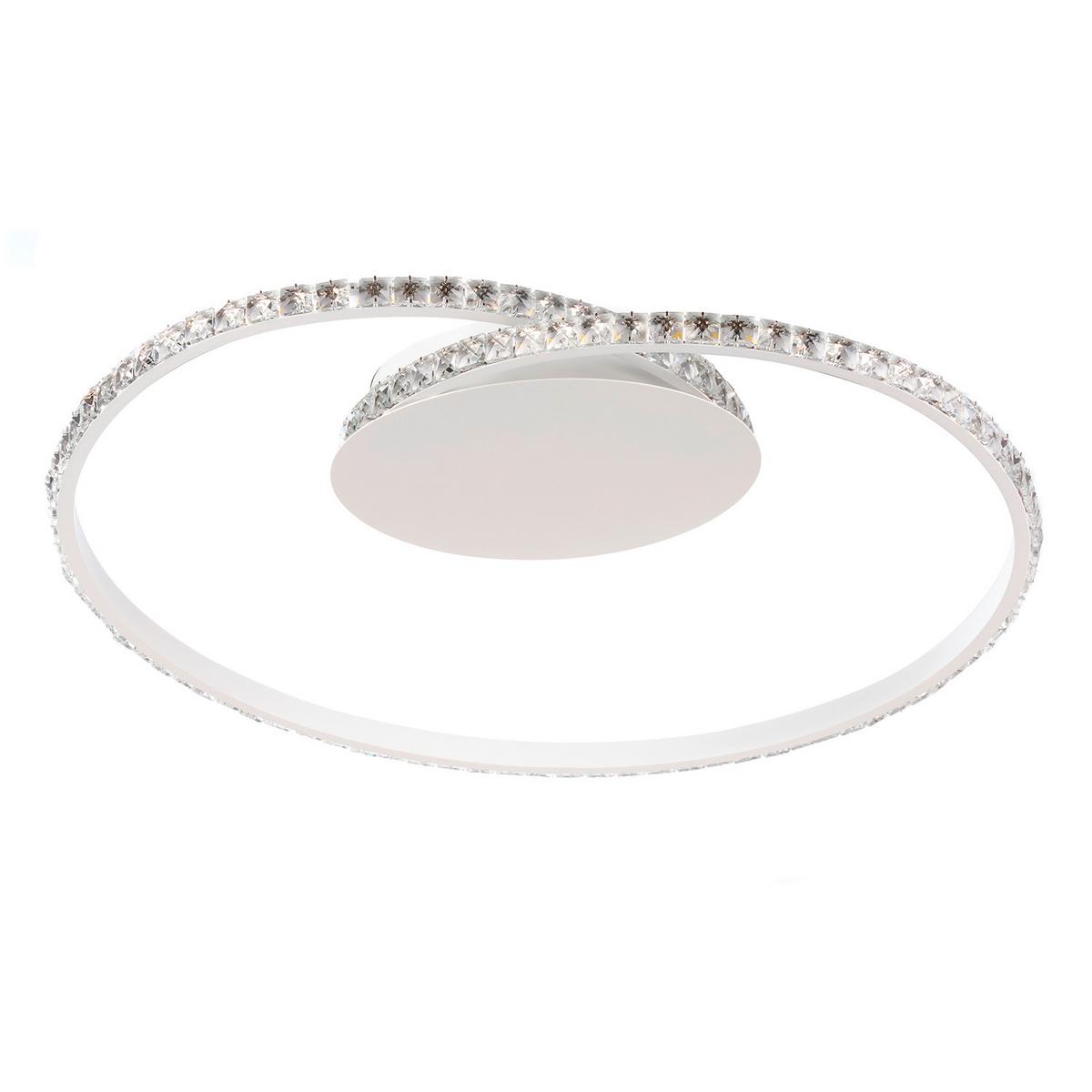 LED-Deckenleuchte 5052/Plb - Weiß, Design, Metall (50/10/43cm)