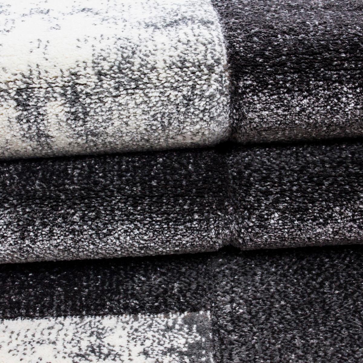 Teppich Läufer Grau Hawaii 80x300 cm - Grau, KONVENTIONELL, Textil (80/300cm)