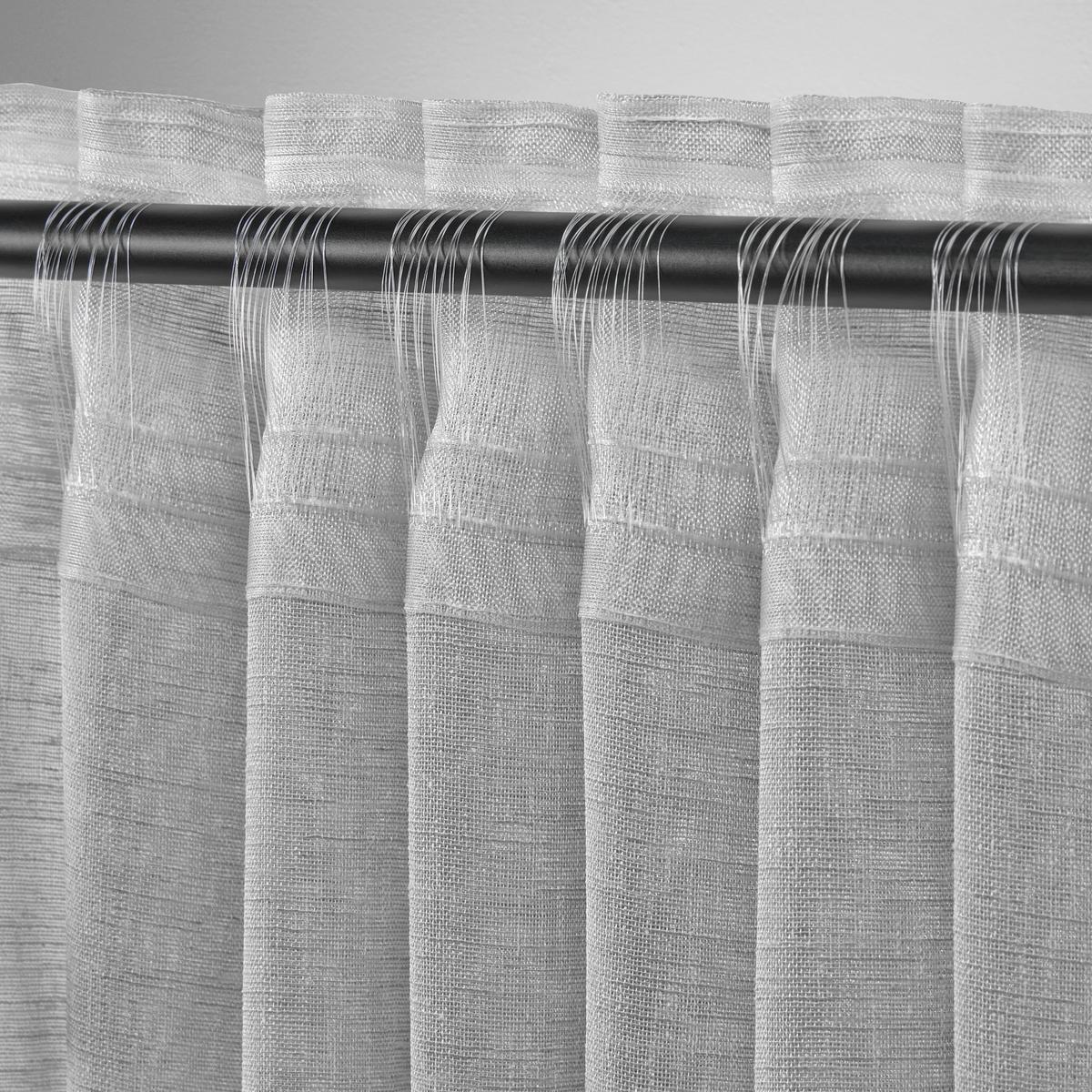 HOTOVÝ ZÁVĚS Sigrid, 140/245cm - šedá, Romantický / Rustikální, textil (140/245cm) - Premium Living