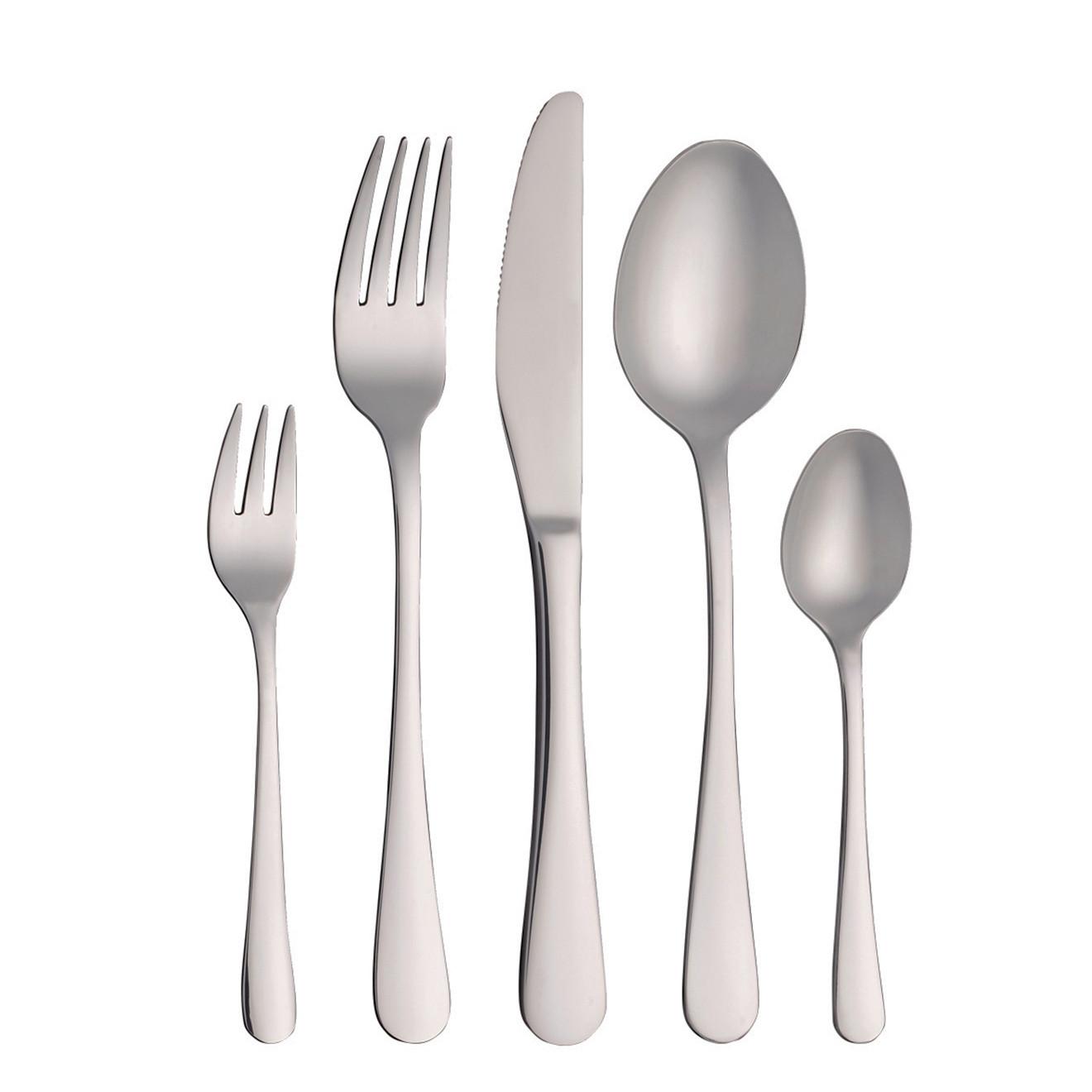 BESTECKSET 0506611230 HOTEL - Silberfarben, Basics, Metall (26,2/31,5/5,5cm) - Collini
