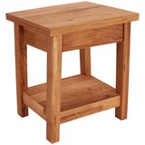 Nachtkästchen Silvia - Eichefarben, KONVENTIONELL, Holz (45/50/30cm)