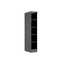Regal Turin 30 cm Graphitfarben - Graphitfarben, Design, Holzwerkstoff (30/166/60cm) - Held