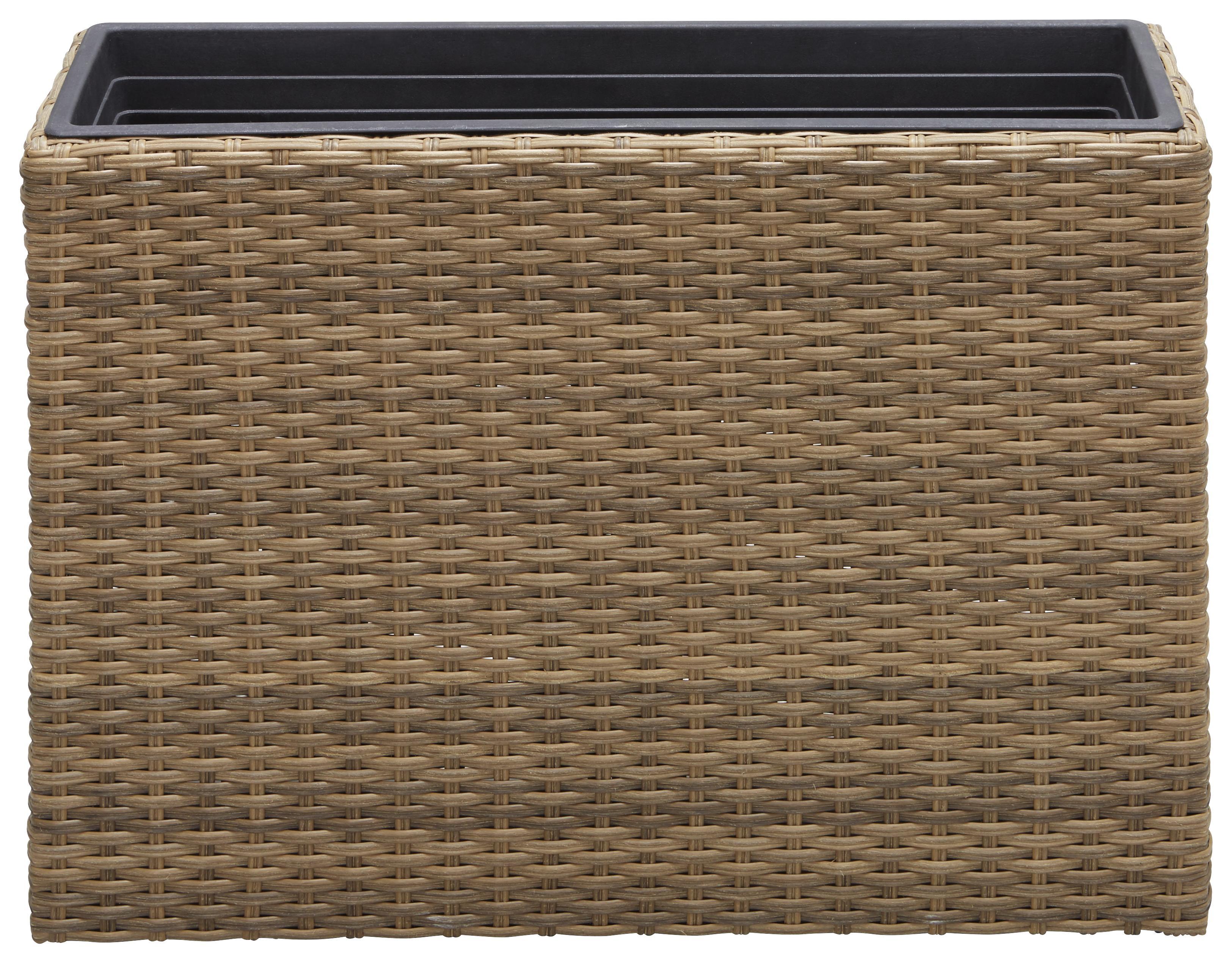 Truhlík Na Květiny Limbo - béžová, kov/umělá hmota (62/50/20cm) - Modern Living