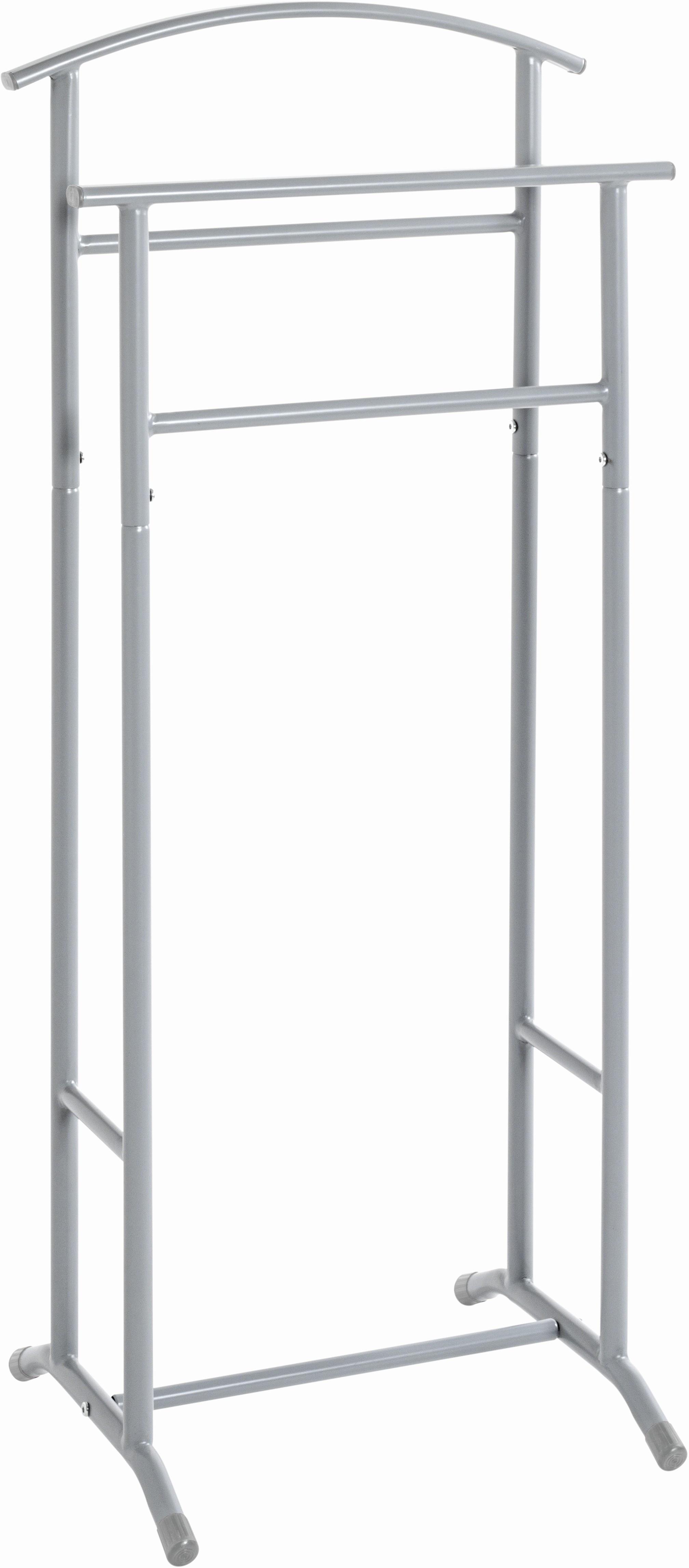 Nemý sluha Björn, sivý, š: 48 cm - sivá, Basics, kov (48/107/36cm)