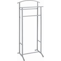 Němý sluha Björn, šedý, š: 48 cm - šedá, Basics, kov (48/107/36cm)