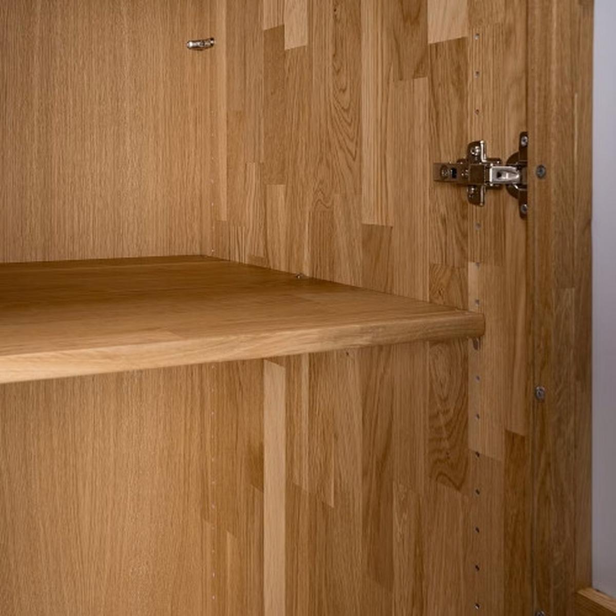 Drehtürenschrank Joja, Wildeiche B: 152 Cm - Wildeiche, MODERN, Holz (152/223/62cm) - MID.YOU