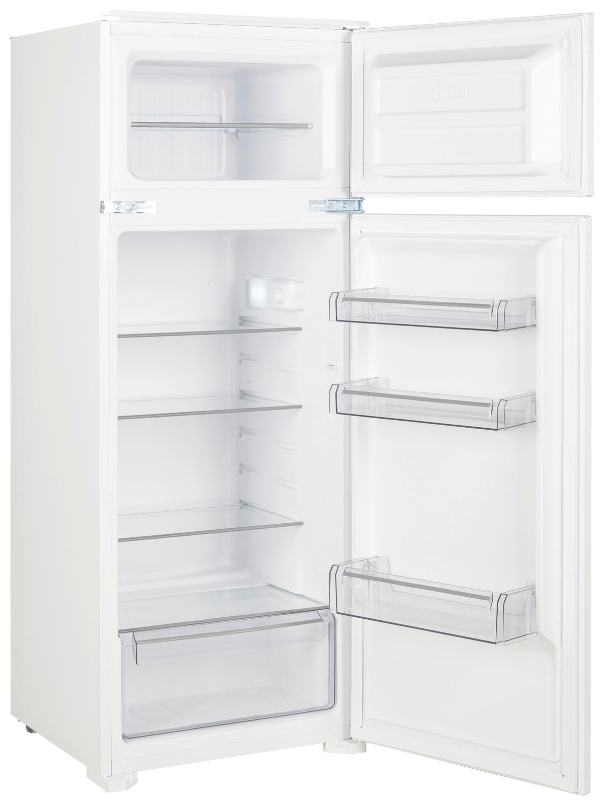 Kühl-Gefrier-Kombination Ekhtmfse - Weiß, Basics, Glas/Kunststoff (54/145/54cm) - Mican
