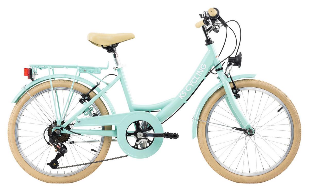 Ks-Cycling Kinderfahrrad 20 Zoll 6 Gänge - Grün, Basics, Metall (180/100/70cm) - Da Capo