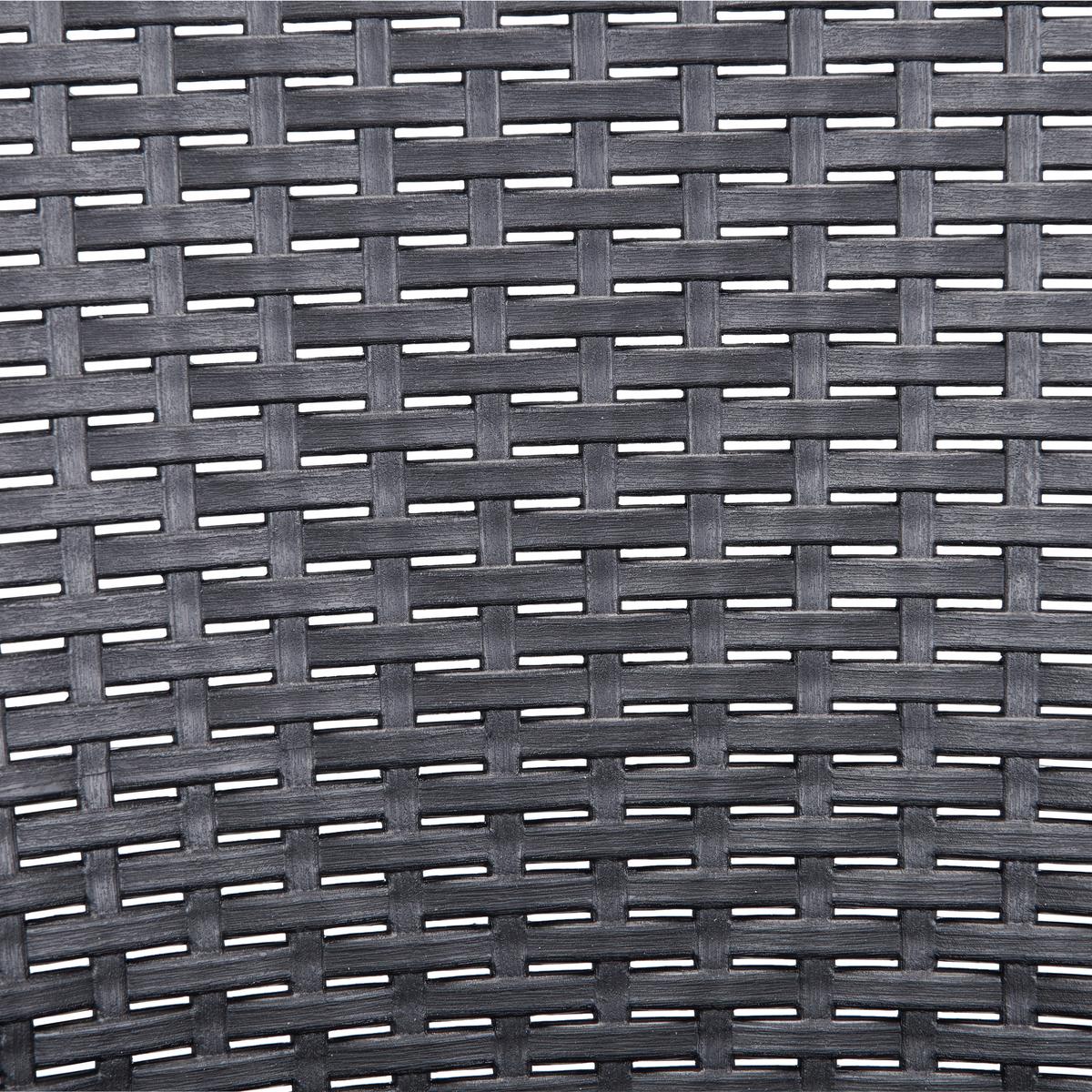 Balkonmöbel Set Akita Kunststoff Mit Kissen - Anthrazit/Grau, MODERN, Kunststoff/Textil - Ondega