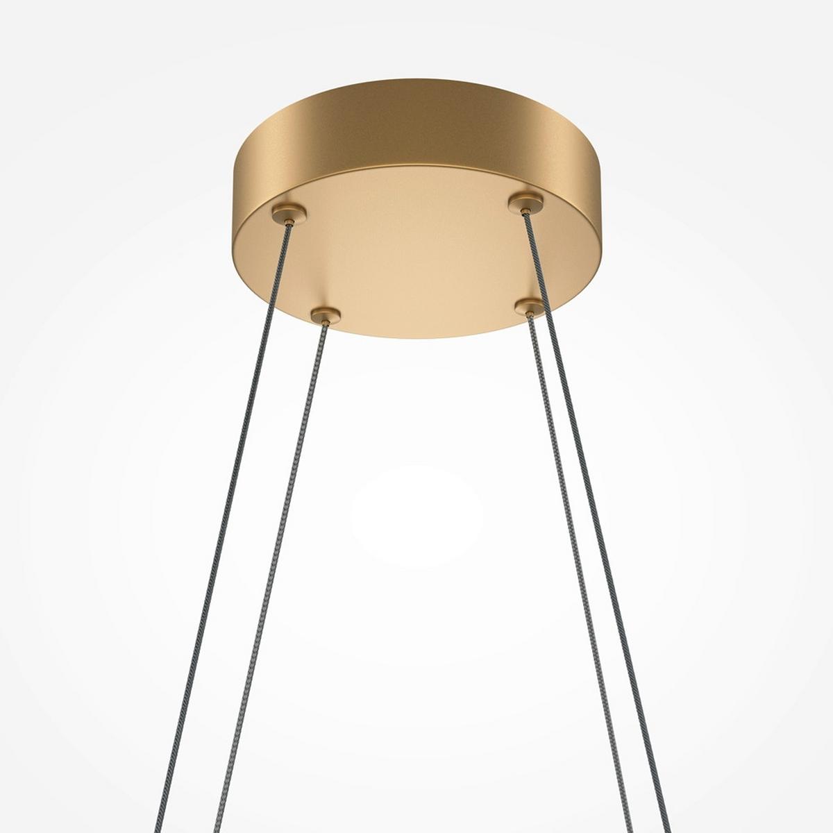 Pendelleuchte Halo - Messingfarben, MODERN, Metall (103,5/30/25,7cm) - MAYTONI