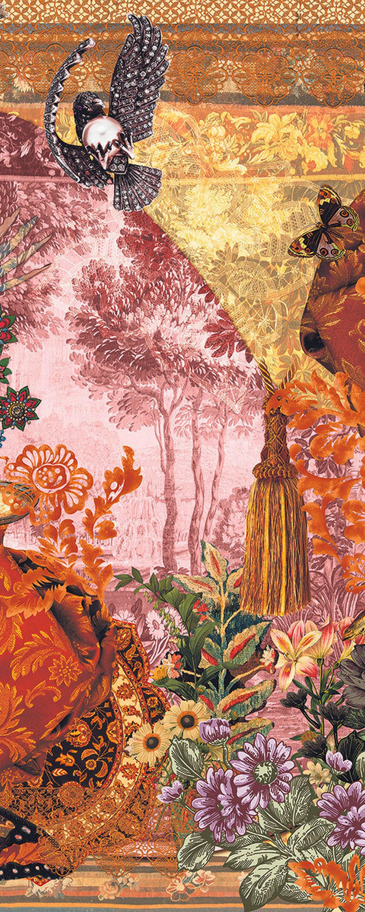Vliestapete 6030a-Vd1 Gobelin Panel - Natur (100/250cm)