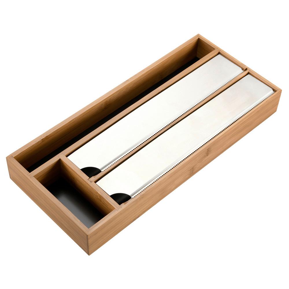 Auszugsorganisation Dunkler Bambus - Naturfarben, Basics, Holz (42/19/5,3cm) - Kesper