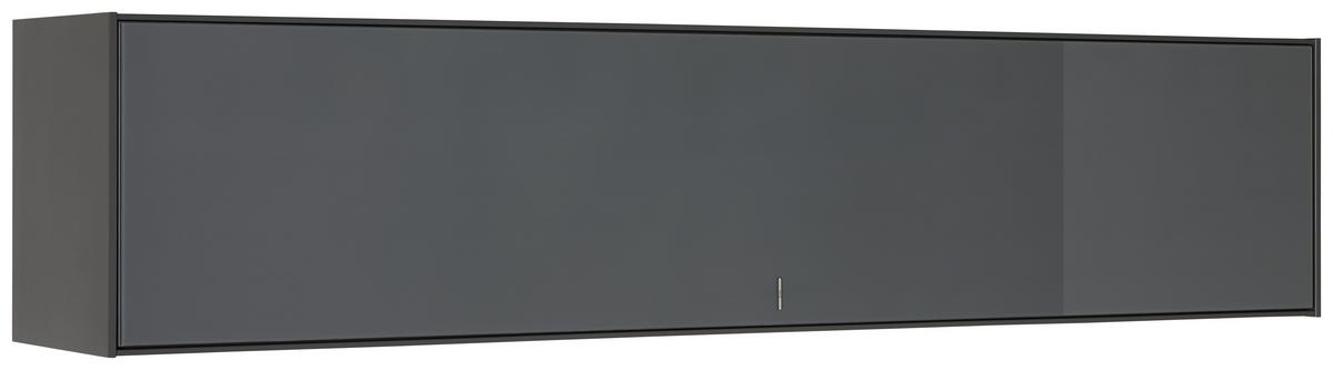 ZÁVĚSNÁ SKŘÍŇKA MAX BOX - antracitová, Moderní, kompozitní dřevo/sklo (38/175/32cm) - Premium Living