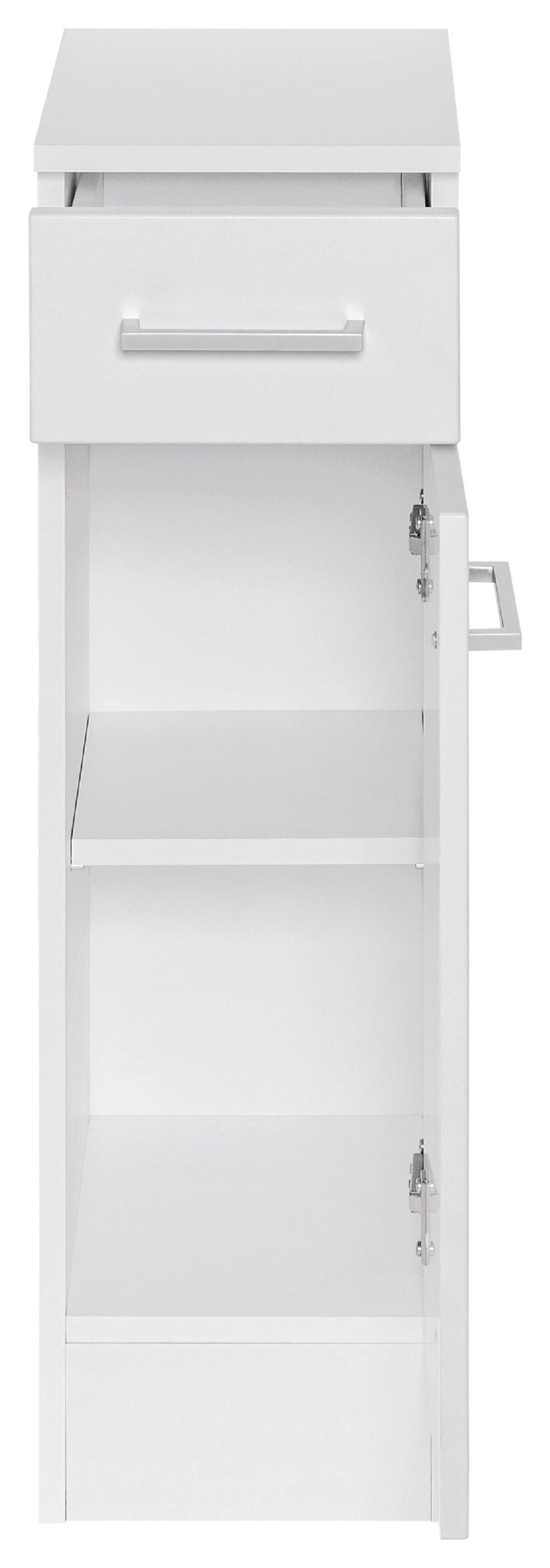 Unterschrank Riga Weiß B: 25 cm - Weiß, MODERN, Holzwerkstoff (25/84/35cm) - Held