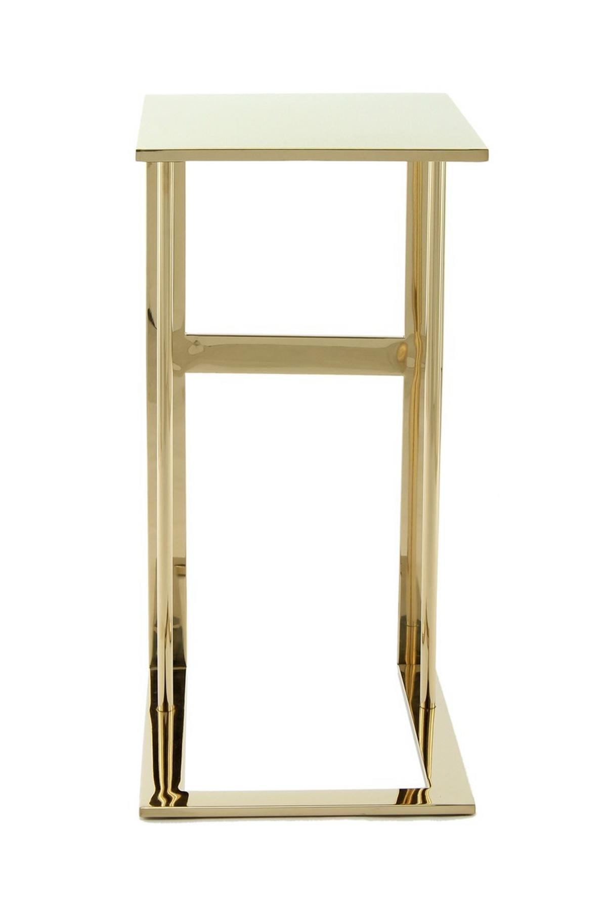 Beistelltisch Sten Goldfarben B: 40 cm - Goldfarben, Design, Metall (40/60/30cm) - Kayoom