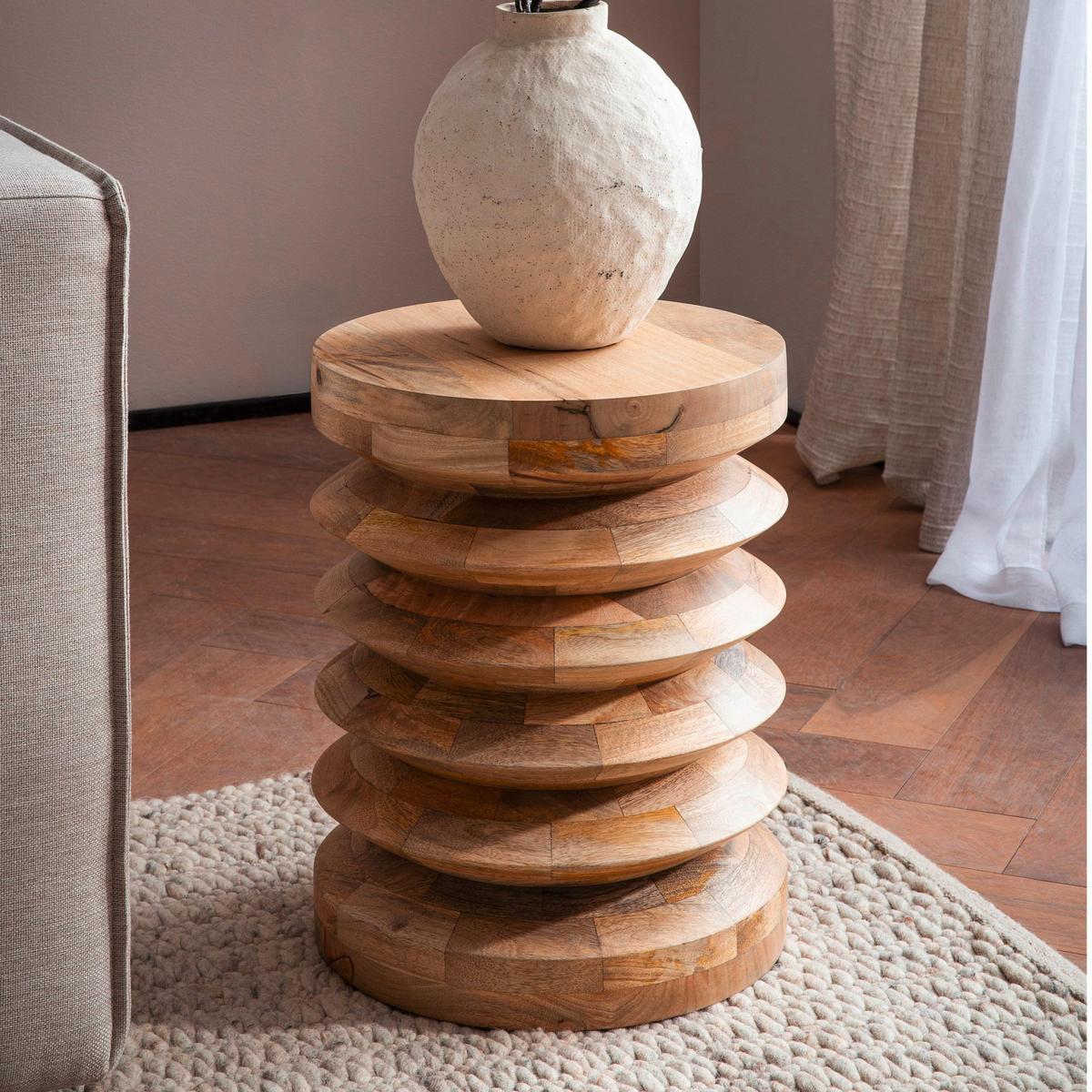 Beistelltisch Braun B: 35 Cm - Braun, Design, Holz (35/35/45cm) - Livetastic