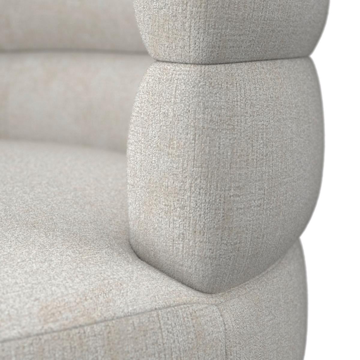 ŽIDLE JULINA - krémová, Moderní, dřevo/textil (71/74/72cm) - Bessagi Home