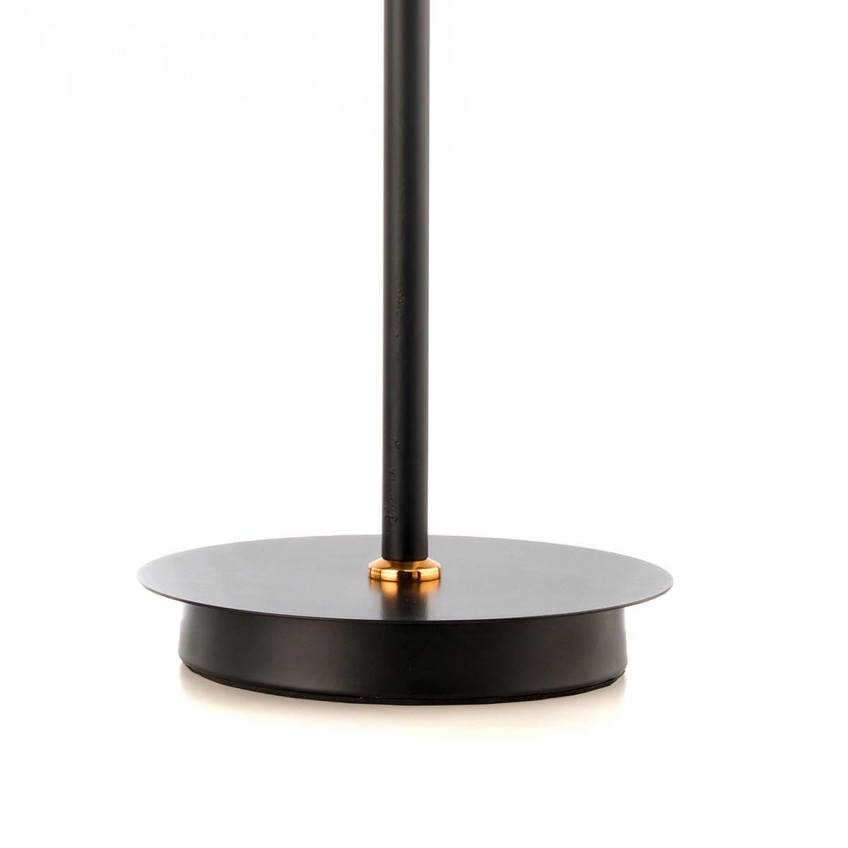 Tischleuchte 5042/L - Schwarz, Design, Metall (21/21/45cm)