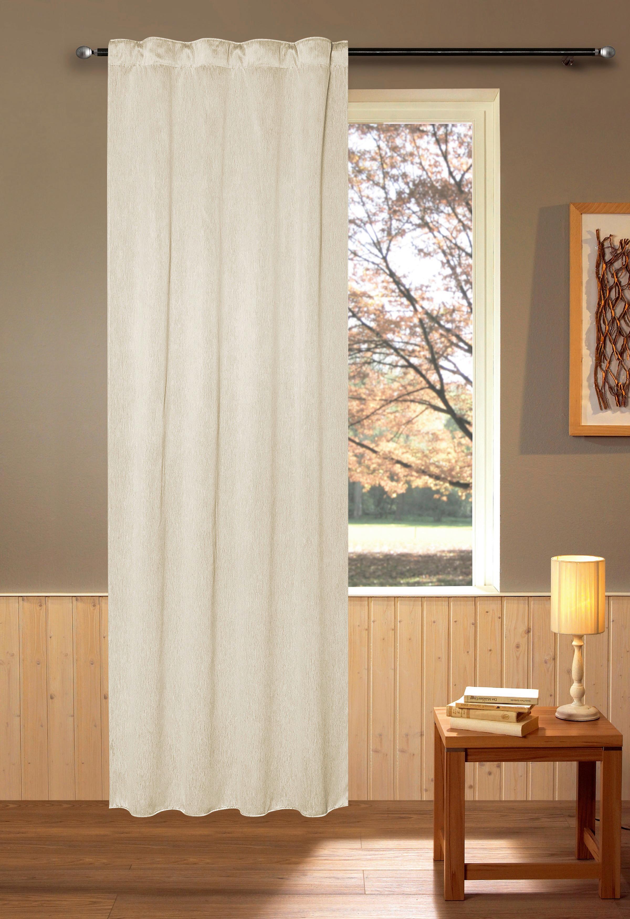 Verdunkelungsvorhang Mara - Beige, ROMANTIK / LANDHAUS, Textil (135/245cm) - James Wood