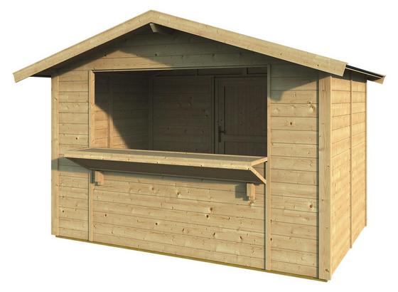 Marktstand Verschließbar Massiv 300x235x200cm Fichte - Naturfarben, MODERN, Holz (300/235/200cm) Marktstand Verschließbar Massiv 300x235x200cm Fichte - Naturfarben, MODERN, Holz (300/235/200cm)
