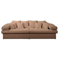 Bigsofa Naomi Hellbraun B: 284 Cm - Hellbraun/Schwarz, Design, Textil (284/94/148cm) - Livetastic
