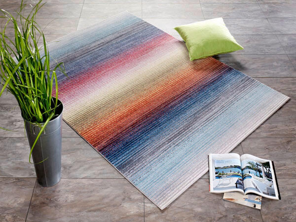 Webteppich Rainbow Stripe Multicolor 170x240 Cm - Multicolor, Basics, Textil (170/240cm) - Novel