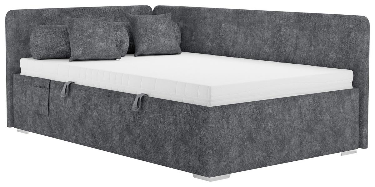 Zierkissen Remi - Dunkelgrau, MODERN, Textil (40/40cm)