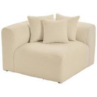 Modul Sofa Bloom Ecke B: 115 Cm Beige - Beige, Trend, Textil (115/70/115cm) - Livetastic