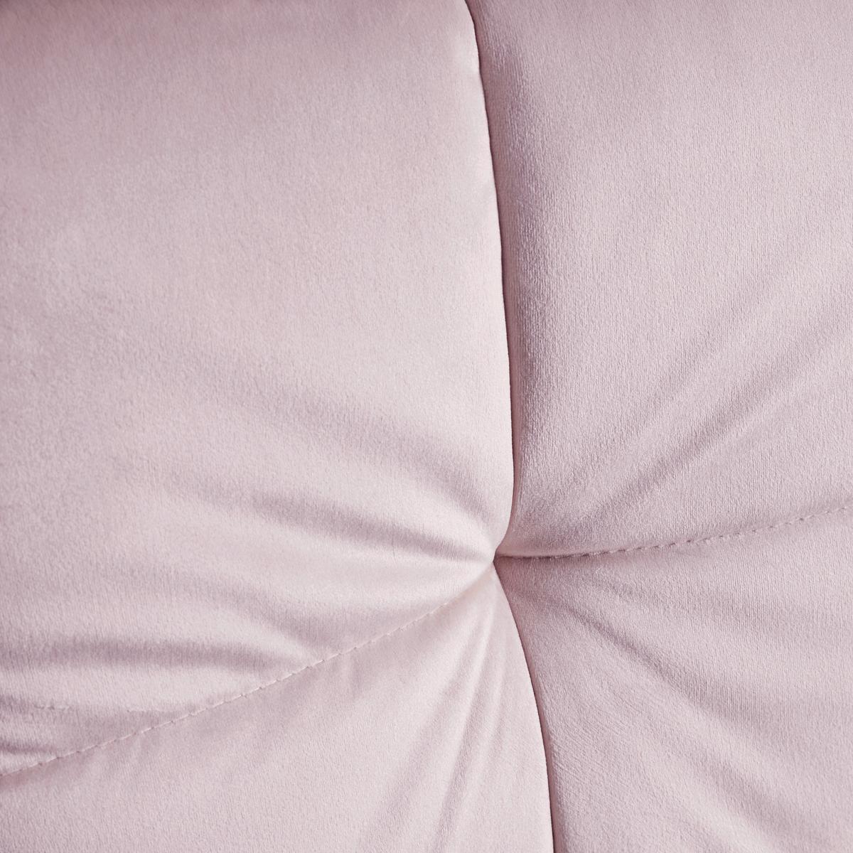 Židle Lunita růžová - růžová/černá, Moderní, kov/textil (47/88/57cm) - Bessagi Home