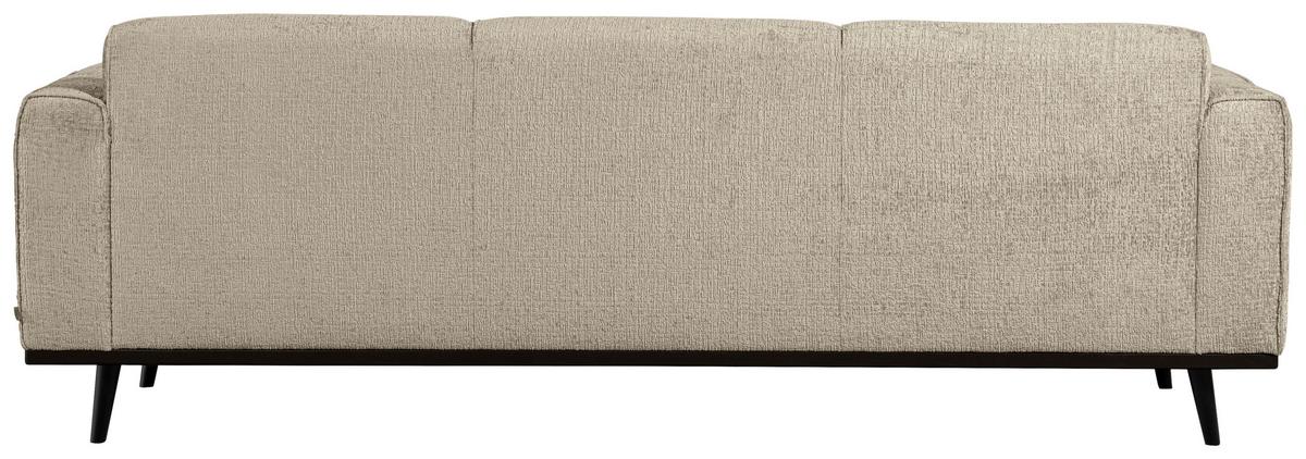 Ecksofa Statement Naturfarben S: 274x210cm - Schwarz/Naturfarben, Design, Textil (274/210cm) - Livetastic