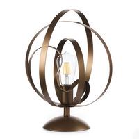 Tischleuchte 4963/l - Bronzefarben, Design, Metall (30/37cm)