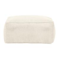 Taburet CAROLINE, bílý manšestr, max. 80 kg - bílá, Moderní, textil (80/38/50cm) - Mömax