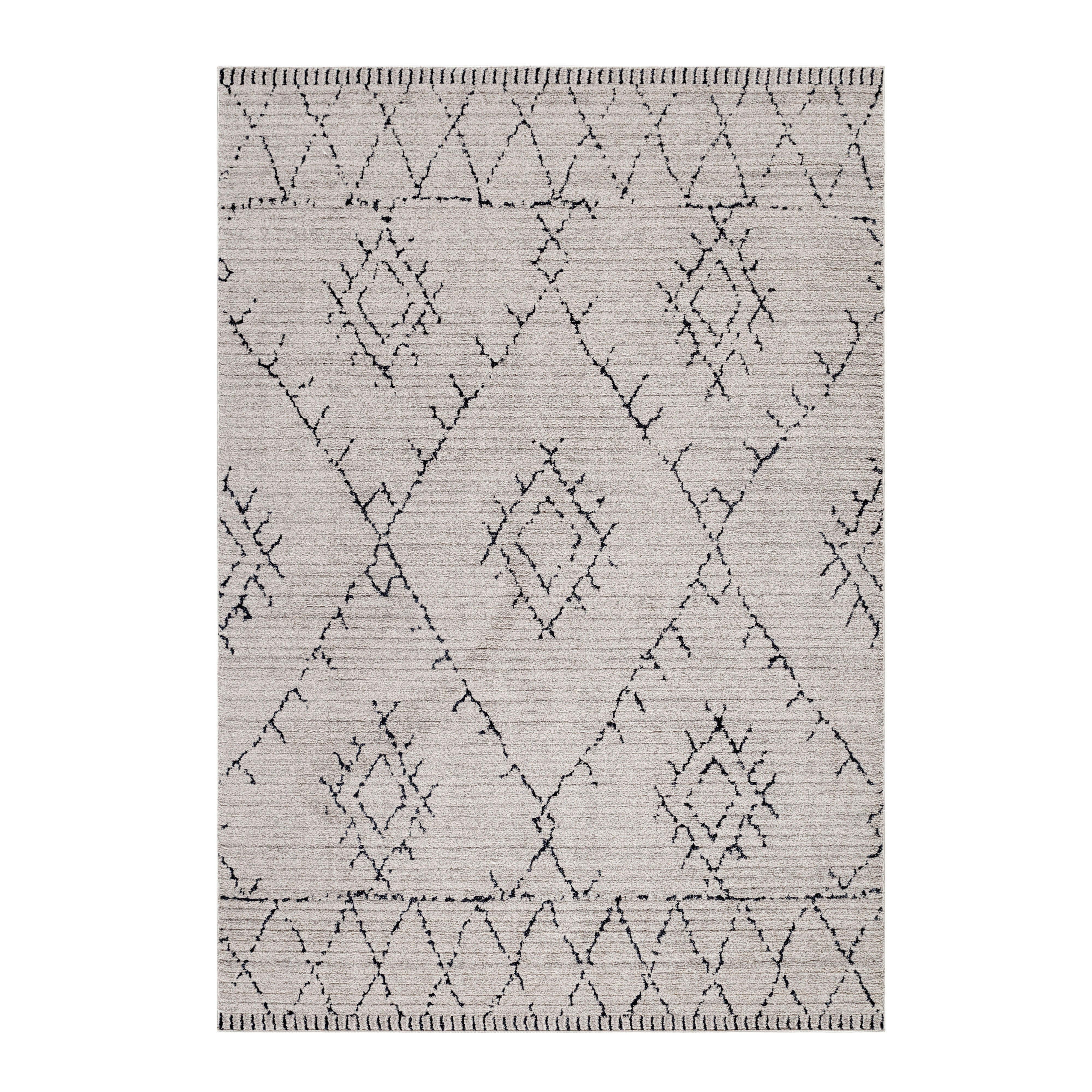 Webteppich Tasa - Beige, Design, Textil (160/230cm) - Novel