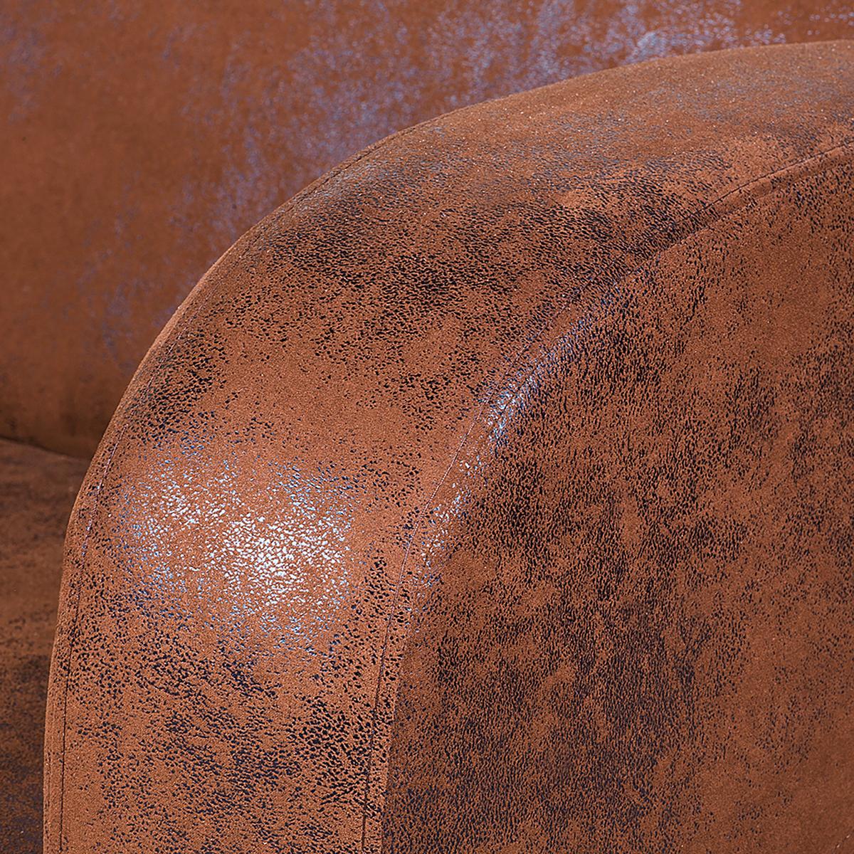 2-sitzer-sofa Antis Braun B: 152 Cm - Dunkelbraun/Braun, Design, Textil (152/80/89cm) - Livetastic